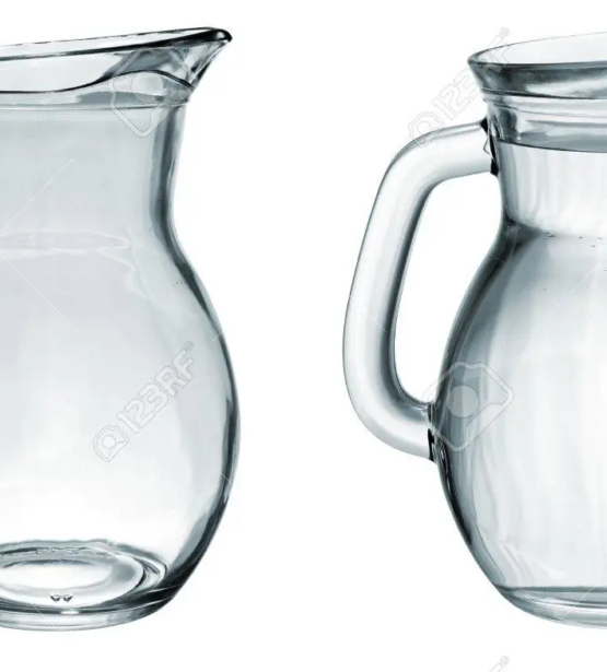 Jarra de agua en cristal o electroplata
