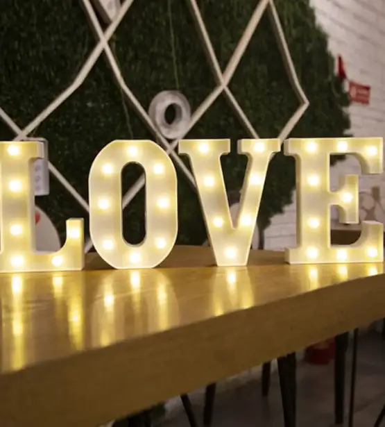 Aviso luminoso LOVE / AMOR