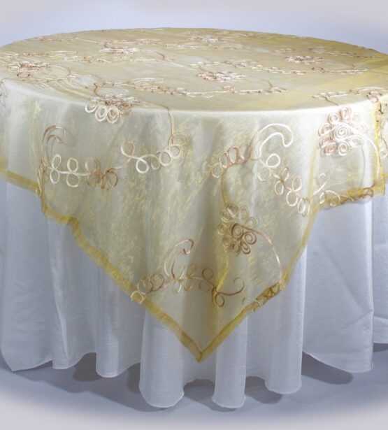 Tapas blanca en velo organza